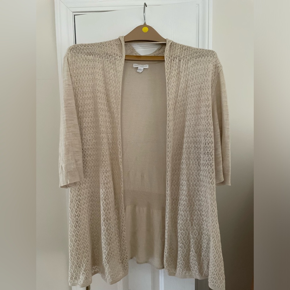Charter Club 3/4 Sleeve Cardigan